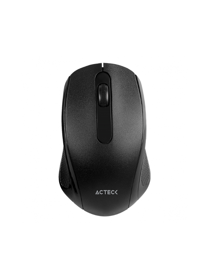 Mouse ACTECK Inalámbrico 2.4 GHZ 1600 DPI 3 LVLS WINDOWS-LINUX-MAC OS SLIM | Negro | OPTIMIZE MI240 | AC-928885