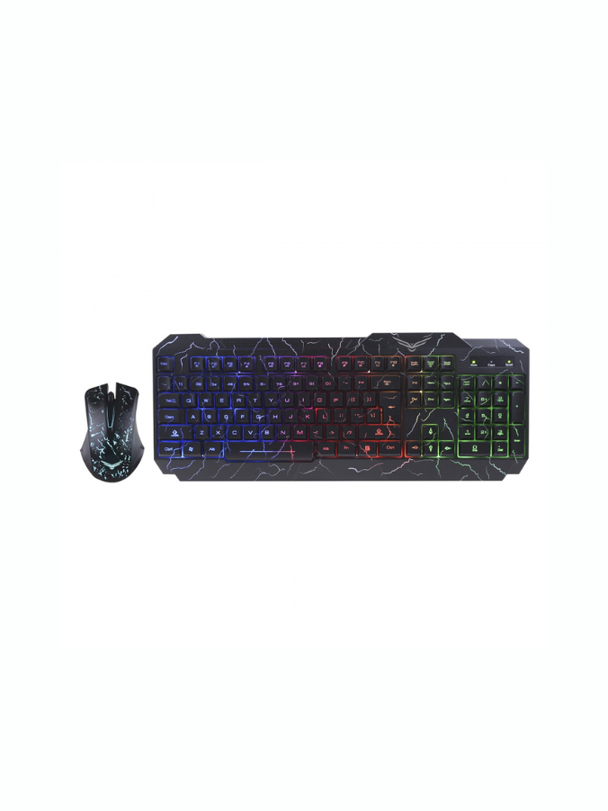 Kit Teclado y Mouse Naceb Technology Raptor | Alámbrico | Negro | NA-633